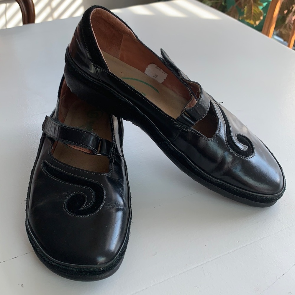 Naot Black Mary Janes